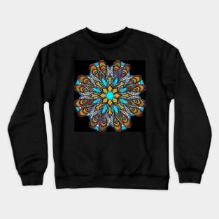 Mandala Blue Marine Crewneck Sweatshirt